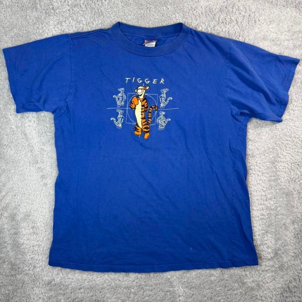 Disney Winnie The Pooh Tigger blue cotton t-shirt